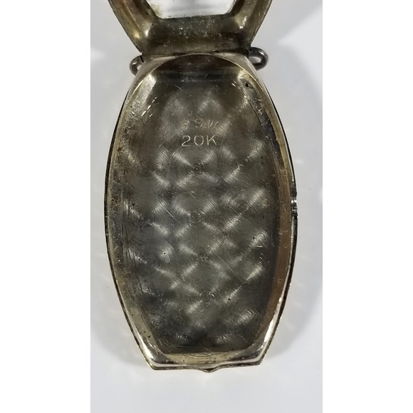 Jax 20 kt white gold women ladies wrist watch 3.4 grams 1920s antique main image 10
